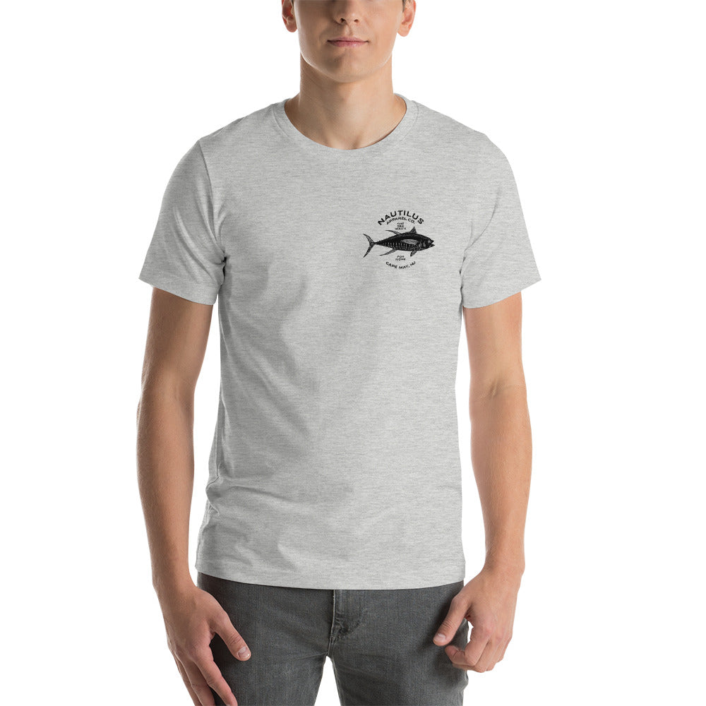 Short-Sleeve Unisex T-Shirt Black Fish – Nautilus Apparel Company