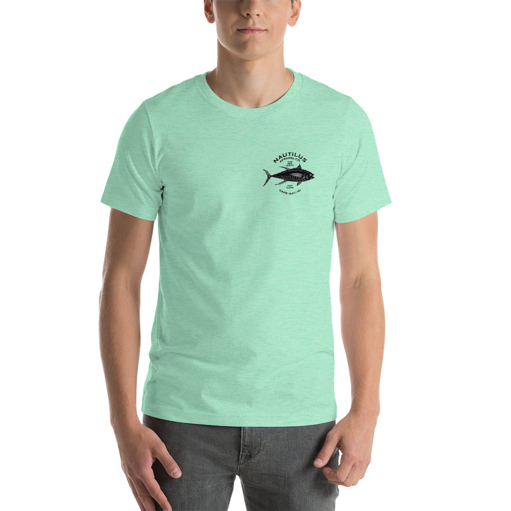 Vtg North Atlantic Trading Mens Size XL Tropical Fish Print Short Sleeve  Shirt